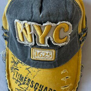 Gray/Yellow NYC Time Square Hat
